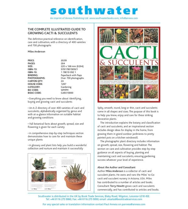 The Complete Illustrated Guide to Growing Cacti & Succulents