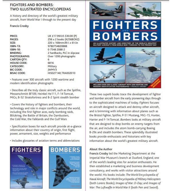 Fighters and Bombers: Two Illustrated Encyclopedias (Винищувачі та бомбардувальники. Енциклопедія)