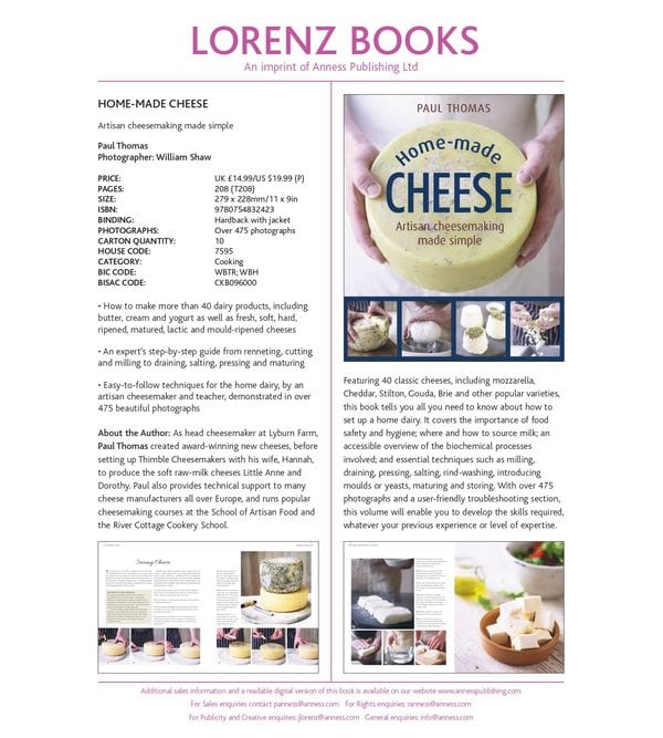 Home-Made Cheese: Artisan Cheesemaking Made Simple (Крафтове сироваріння в домашніх умовах)