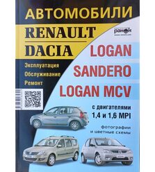 Dacia Logan, Dacia Logan MCV, Dacia Sandero. Эксплуатация, обслуживание, ремонт