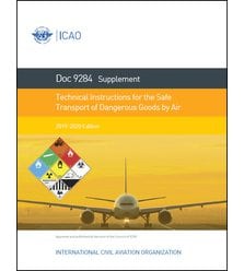 ICAO 9284 Supplement to Technical Instructions: 2019-2020 